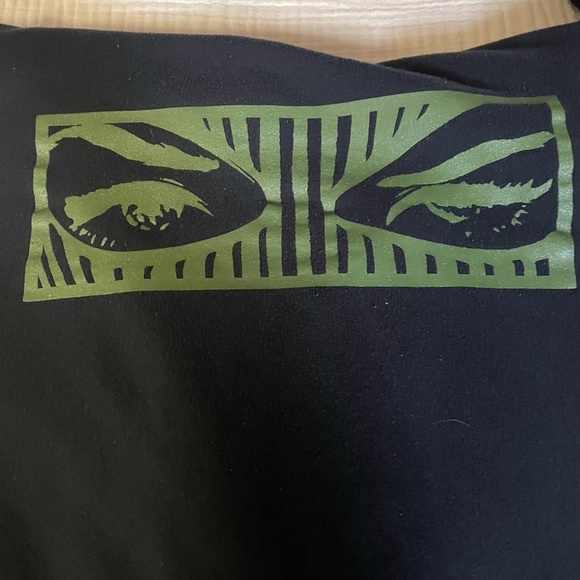 1 BadWood Black Zip Jacket (L) and 1 BadWood Black Cutoff/Belly Sweat Shirt(XL) - Picture 2 of 4